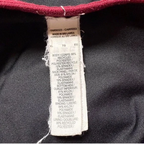 Nike Seminoles Women's Sports Bra - black and Burgundy - Picture 3 of 3